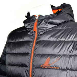 PUFF JACKET (GRAY/ORANGE)